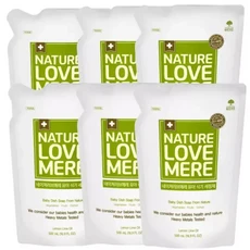 식기세정제 액상형 리필 6팩 (), 500ml, 1개