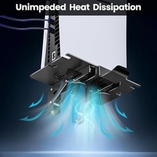 ANSHAWTIY Aluminum Alloy FOLDABLE 폴더블 Wall Mount Shelf Compatible with All PS5 Generations Holds T