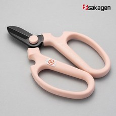 사카겐 꽃가위 블랙날 F170 파우더핑크 (전용가위집) 원예가위, 1개