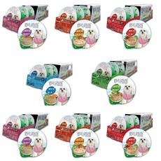 PURE 巧鮮杯 狗餐盒80g【24罐組】狗罐頭, 1個, 雞肉+米,超取限一箱