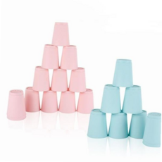 무지 스피드 스텍컵 컵쌓기 스텍스 Z 국산 파스텔 59000EA 1EA, 아이보리토끼, 핑크