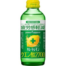 일본 포카 삿포로 키레토 레몬 드링크 구연산 2700mg 155ml 24개입 1박스
