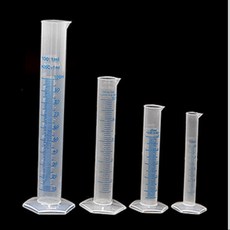 학교 과학실 과학실험 액체부피계량 PVC 메스실린더 50ml 과학관 학습원 연구원 실험놀이, 10ml