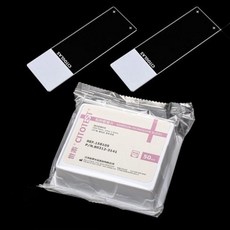 50개/박스 실험실용 초백색 접착 현미경 슬라이드 (양전성 방지