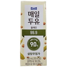 매일두유 99.9 플레인, 190ml, 48개
