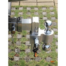 견인 볼마운트 마운트 견인 장착 고리 히치 히치볼, 실버 4인치 2인치+50mm