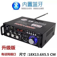 블루투스 오디오 앰프 다기능 220V 카드 소형 12V 증폭기 미니 전력 자동차, A. 블루투스 5가지 선물