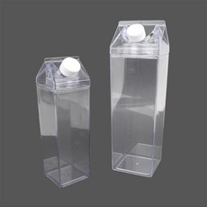 오마센 우유곽 모양 세제 소분통 섬유유연제통, 0.5L