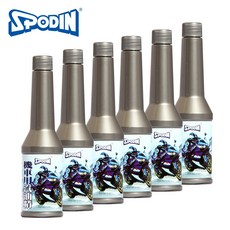 【SPODIN】機車汽油精 6入組 提昇馬力性能 清除管路積碳 減少廢棄排放, 1瓶