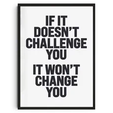 체육관 벽 아트 포스터 영감 홈 장식 슬로건 캔버스 인쇄 그림 Frameless