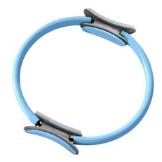 粉色皮拉提斯圈 瑜珈輔助圈 核心訓練圈 輕巧便攜 健身器材, 藍, 1個