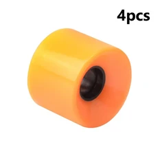 하이 퀄리티 랜드 서핑 롱보드 휠 탄성 스케이트보드 롤러 78A PU 60x45mm 세트당 4 개, 05 오렌지, 1개