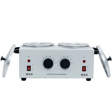왁싱 워머기 2구 녹이기 제모 업소용 왁스 중탕기 왁싱샵 가열 용해기 셀프 제모용, 220V 더블버너 왁스기