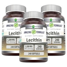 어메이징포뮬러스 레시틴 Lecithin 1200mg 240정 3개