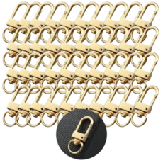 일월전빵 D고리 키링 부자재 40P 혼합 세트 가방 에어팟 열쇠고리 액세서리 B-J017, 2개, 골드 40P