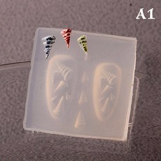 네일 템플릿 1pc 바다 쉘 불가사리 금붕어 잉어 물고기 3D 아크릴 금형 여름 해파리 DIY 실리콘 아트, 옵션02) A1, 1개