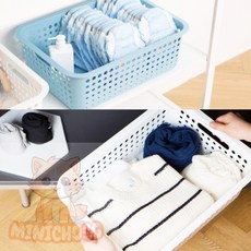 미니초코 기저귀수납 수납 정리 바구니, 중 - 그레이