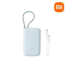 샤오미보조배터리 포켓에디션 10000+제이팀초고속케이블 P15ZM 22.5W 고속충전 기내반입 CCC인증, 스카이블루, P15ZM+CtoC(30cm)