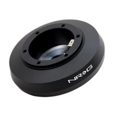 NRG Innovations 스티어링 휠 쇼트 허브 호환 2017+: 현대 제네시스 / 2015+: 기아 옵티마 6x70mm 볼트 패턴 혼 및 방향 지시등 유지 NRG-S, NRG Innovations 스티어링 휠 쇼트 허브 호, 1개