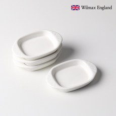 윌맥스 종지 찬기, 4개, 사각핸들형