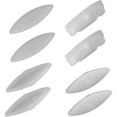 콜러용 변기 시트 범퍼 4종 비데 뚜껑 고무 그립-타이트 서비스 키트 교체 부품 콜러 1133070 12365와 호환 가능, 8 pcs