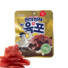 [다만세푸드] 진주햄 천하장사 쇠고기 육포 15g / 간식 안주, 5개