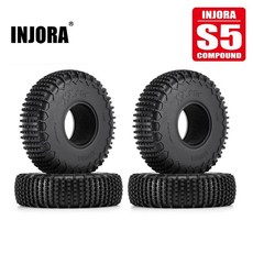 INJORA S5 122 36mm 1.9 1/10 RC 크롤러 자동차용 XHX 핀 휠 타이어(T1923)