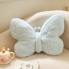 나비인형 나비쿠션 소파인형 소파쿠션 애착나비인형, 블루