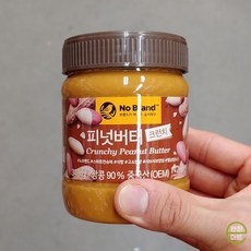 노브랜드 피넛 버터 크런치 340g, 2개