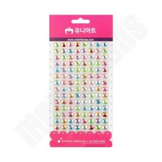 오피스 문구 유니아트 1500 비즈스티커 89번