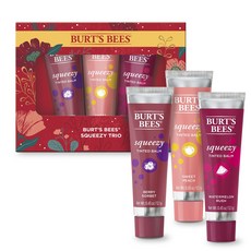 버츠비 스퀴지 트리오 홀리데이 기프트 3종 세트, 1개, Berry Sorbet + Sweet Peach + Watermelon Rush