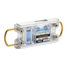 日本Ebisu水平儀惠比壽黑鳶2型腳手架組件水準器，高精度測量，工程專用, 1個, 水平測試儀ED-TB2N-BL