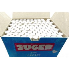 SUGER 粉筆 100入, 1個, 白色 ➡️配送限制務必參考說明
