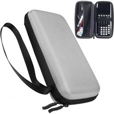 텍사스 인스트루먼트 TI-84 플러스 CE/컬러 TI-83 플러스용 Xberstar 하드 EVA 충격 방지 캐리 케이스 파우치 TI-89 티타늄 HP 50G 그래핑 과학적, Gray