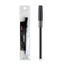 [ 모리스 ] JUSTCLICK 네임펜 F 리필심, 블랙