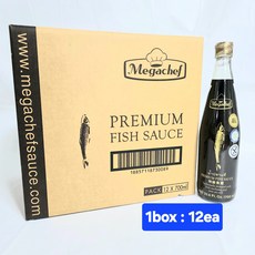 태국 피쉬소스 메가쉐프 피쉬소스 Megachef FishSauce 700ml 태국식품 worldfood, 12개