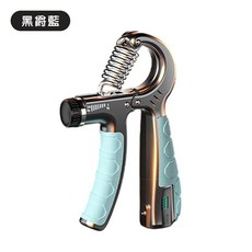 握力訓練組：武士黑握力器、手指訓練器、前臂腕力訓練器，多功能YD手腕訓練器, 1個, 握力器 爵士藍