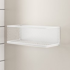 자석선반 냉장고 틈새 수납 무타공 현관문 세탁기, 화이트, 1개