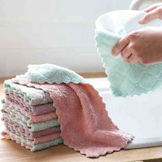 12개 색상 멀티 위생 헹주 행주 그릇닦는 부엌 다목적 98871ea 1(EA), 1개, 1개