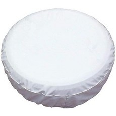 타이어 커버 보관백 지프 트레일러 RV SUV 및 캠핑카용 흰색 스페어 휠 PVC 가죽 방수 방진 유니버설 핏15인치 1861620, 16 Inch, 1개