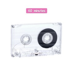 핫 카세트 블랭크 테이프 플레이어 자석 오디오 녹음용 음성 음악, 기본, 2. 60 minutes