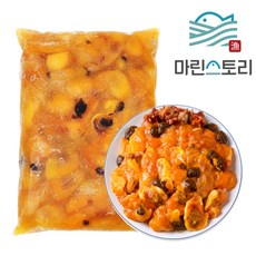 통영 멍게 깐멍게 손질멍게 냉동멍게 국내산, 1개, 1kg (실중량-700g)