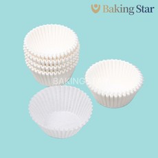 유산지 머핀컵 white 45mm 200매입 (백색 머핀유산지컵), 백색, 1개