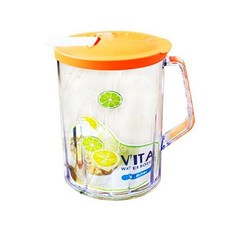 한솔PS 손잡이물병1.8L(타원), 1개, 그린, 1.8L