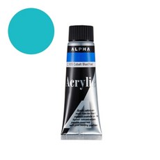 제삼오스토어 아크릴물감 50mL 브라이트아쿠아그린 컬러도료 화방용품 미술용아크릴 공예용