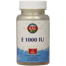 Kal E 1000 IU 소프트젤, 30개입, 1개, 30정