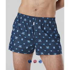 BHPOLOCLUB [3PACK] 남자 순면 잔체크 직물 트렁크 사각팬티