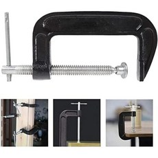 클램프 철제 휴대용 고강도 조절 하드웨어 강력 목공용, 1. 2인치