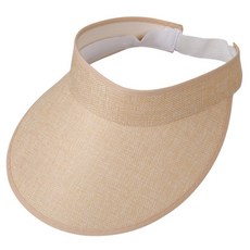 보호 기능이 있는 여성 남성 유니섹스 클립온 UV와 Sun Visor Hat Faux Linen Plaid We