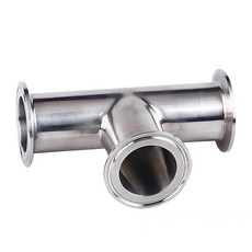 1PCS 19MM 108MM 304 스테인레스 트라이 클램프 페룰 위생 스틸 피팅 웨이 파이프 커넥터, [12] 108mm x Ferrule 119, 1개